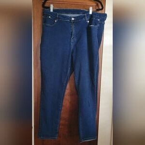 4x Womens Pull On Blue Jeans Short